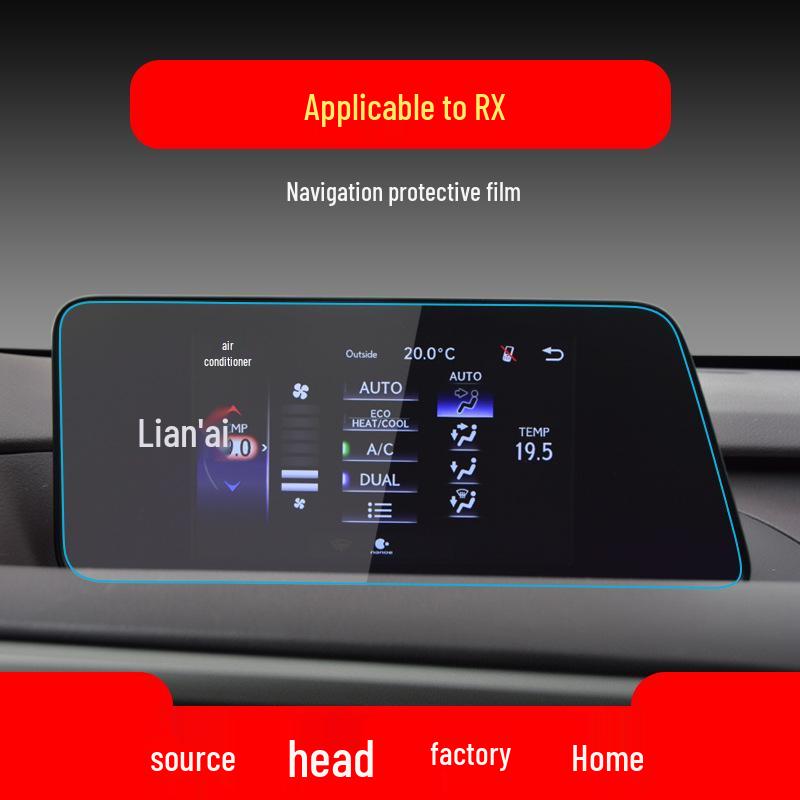 Lexus UX/RX/RZ Navigation Tempered Film & Center Console Screen Protector