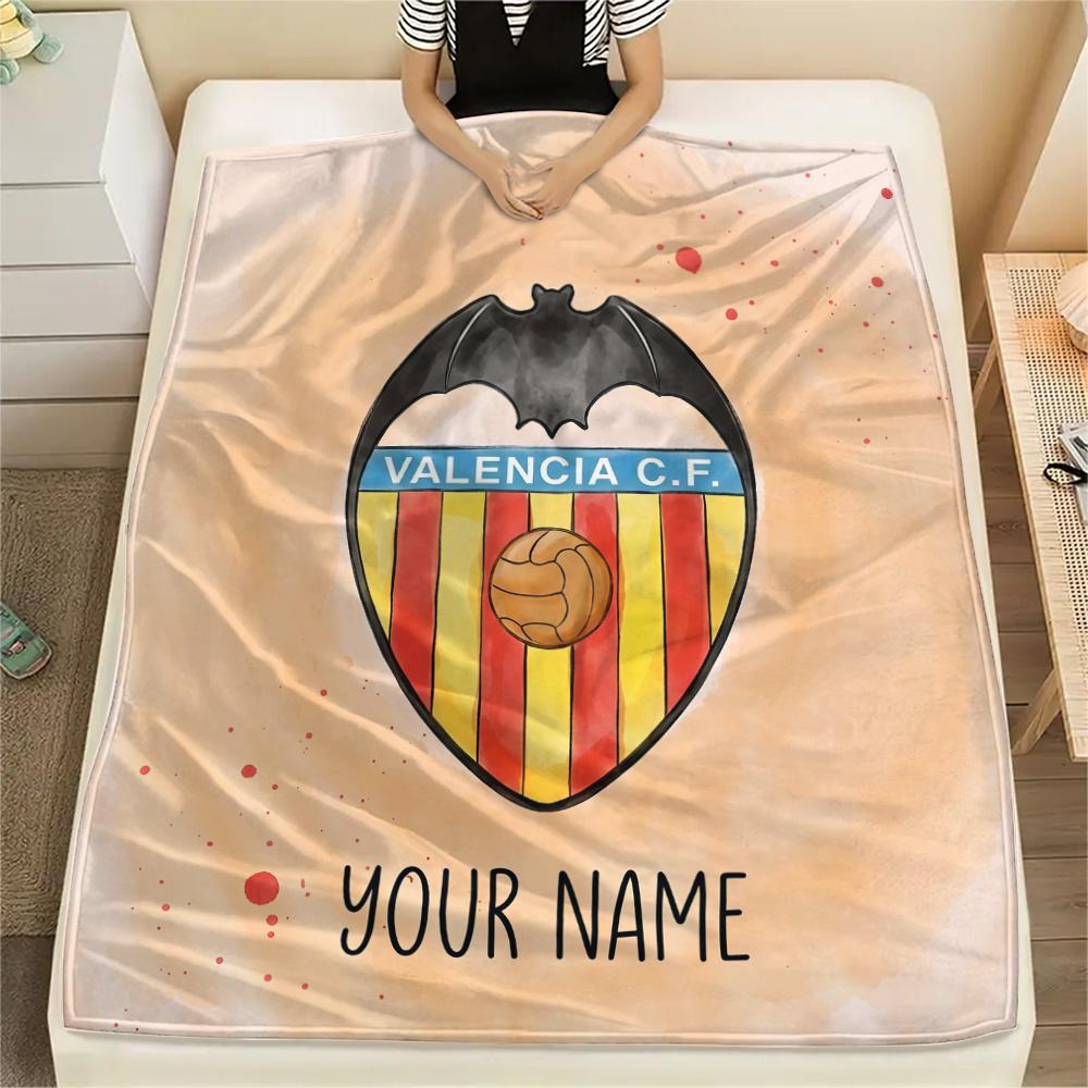 Custom Name Valencia CF2 Flannel Blanket, High quality Comfortable for All Seasons, Home Decor, Warmth and Comfort