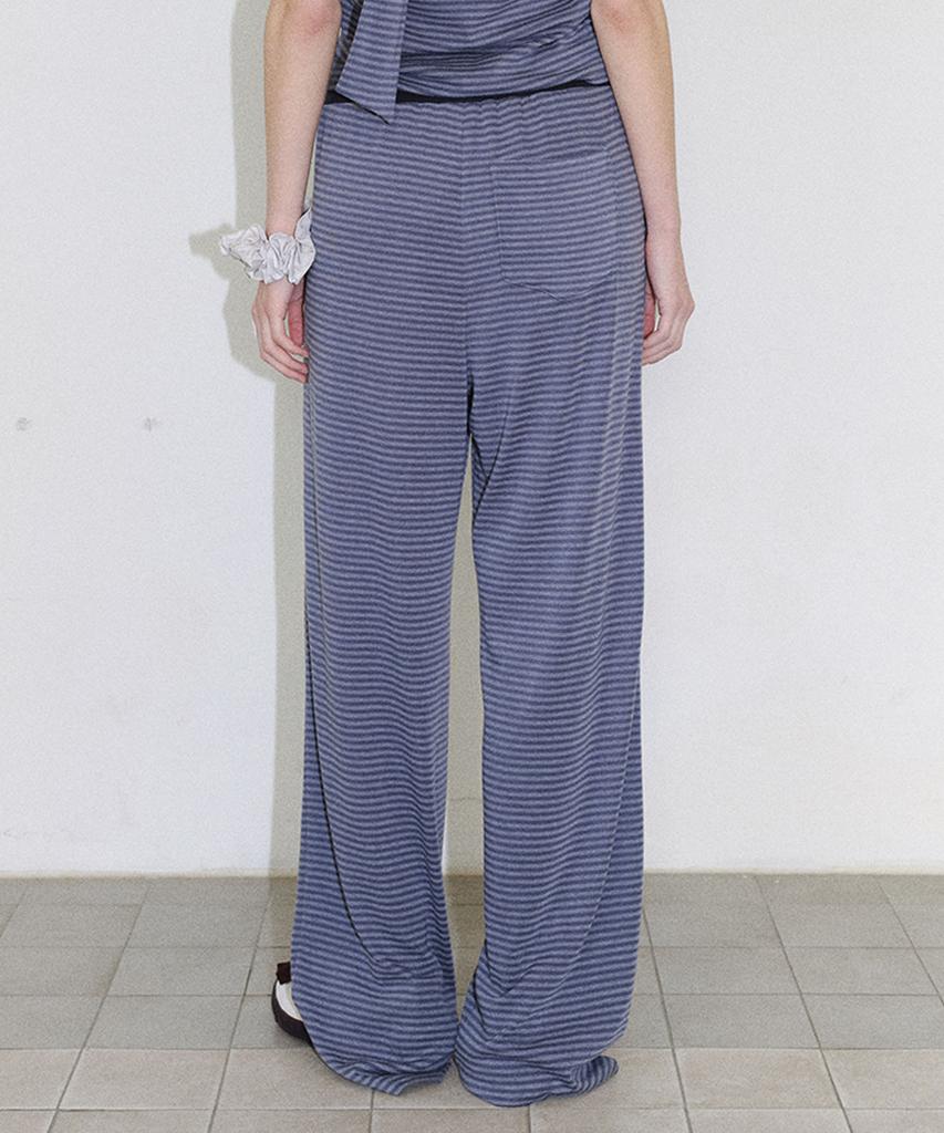 EN OR [Core] Color Combi Stripe Sweatpants - Dark Gray