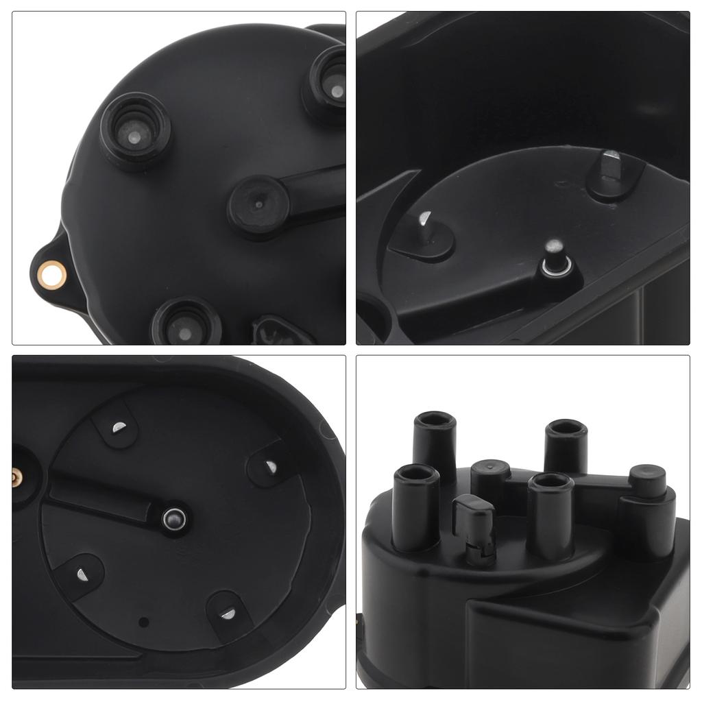 30102P54006 Ignition System Distributor Cap and Rotor Kit Replacement Parts Fit for Honda with Four Fixed Screws Rigid Rotor Design