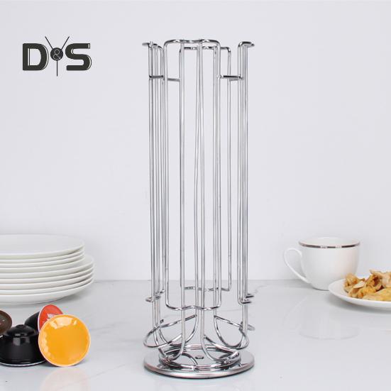 Koffiecapsulehouder Standaard Rek voor Nespresso Vertuoline 360 Graden Draaibaar Grote Capaciteit Organizer Carrousel voor Thuis Kantoor Keuken Cadeau