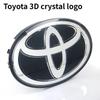 3D Car Logo Emblem for Toyota Corolla Camry RAV4 LANDCRUSER Highlander Yaris Vios Alphard Prado Reiz Wish, Front Grill and Hood
