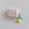 Korean Plaid Star for AirPods 1 /1 Protective Case Pro1 Wireless Bluetooth 1/1 Generation Earphone Case Pendant