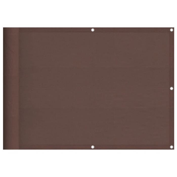 VidaXL Balcony Screen, Garden Privacy Screen, Protection Screen, Outdoor Terrace Privacy Screen, Brown 75x1000 Cm 4000384
