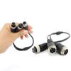 M12 4Pin Aviation Head To  Male Female To 2 Way Male Female Aviation Head Wire Extension Y Splitter Cable Adapter Connector
