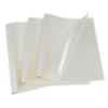 RAYSOONER Thermal Binding Covers, Self-Adhesive, A4 Size, 12mm Spine, Holds 90-120 Sheets, White, Pack of 25