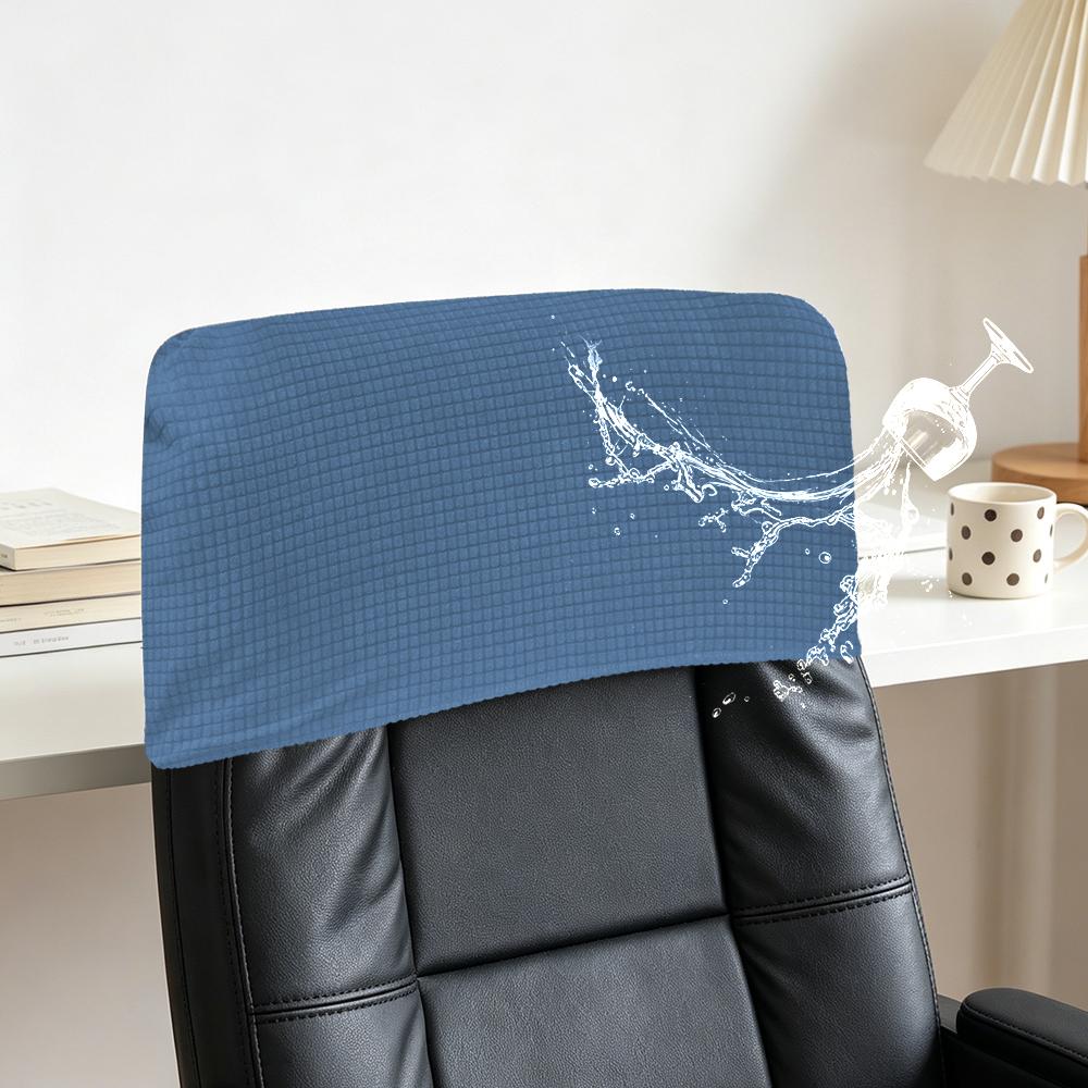 1 4 6 Pcs Waterproof Elastic Office Chair Backrest Cover Dustproof Protection Slipcover