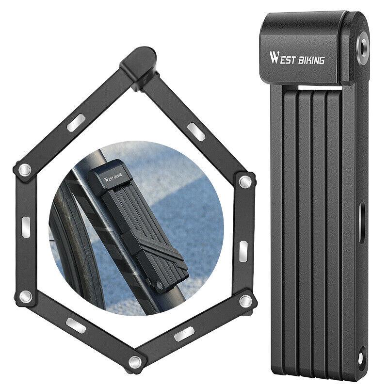 Bike Foldable Lock Antitheft Electric Bike Chainlock Bicycle Padlock Bicycle Motorcycle Safety Lock Bicycle Accessories
