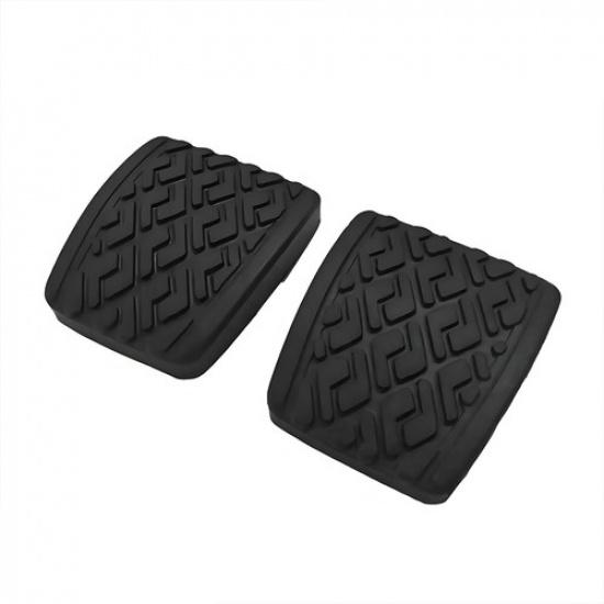 New 2 Clutch & Brake Pedal Pads Rubber Cover Fit for 1980-1988 Toyota Tercel