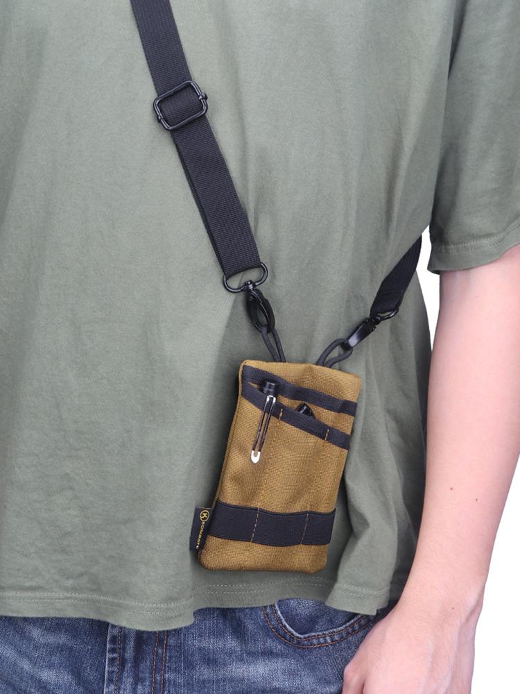 Multifunctional EDC Gear Pouch Bag Portable Outdoor Sports Camping Hiking Purse Wear-resistant for Hunting Mountaineering