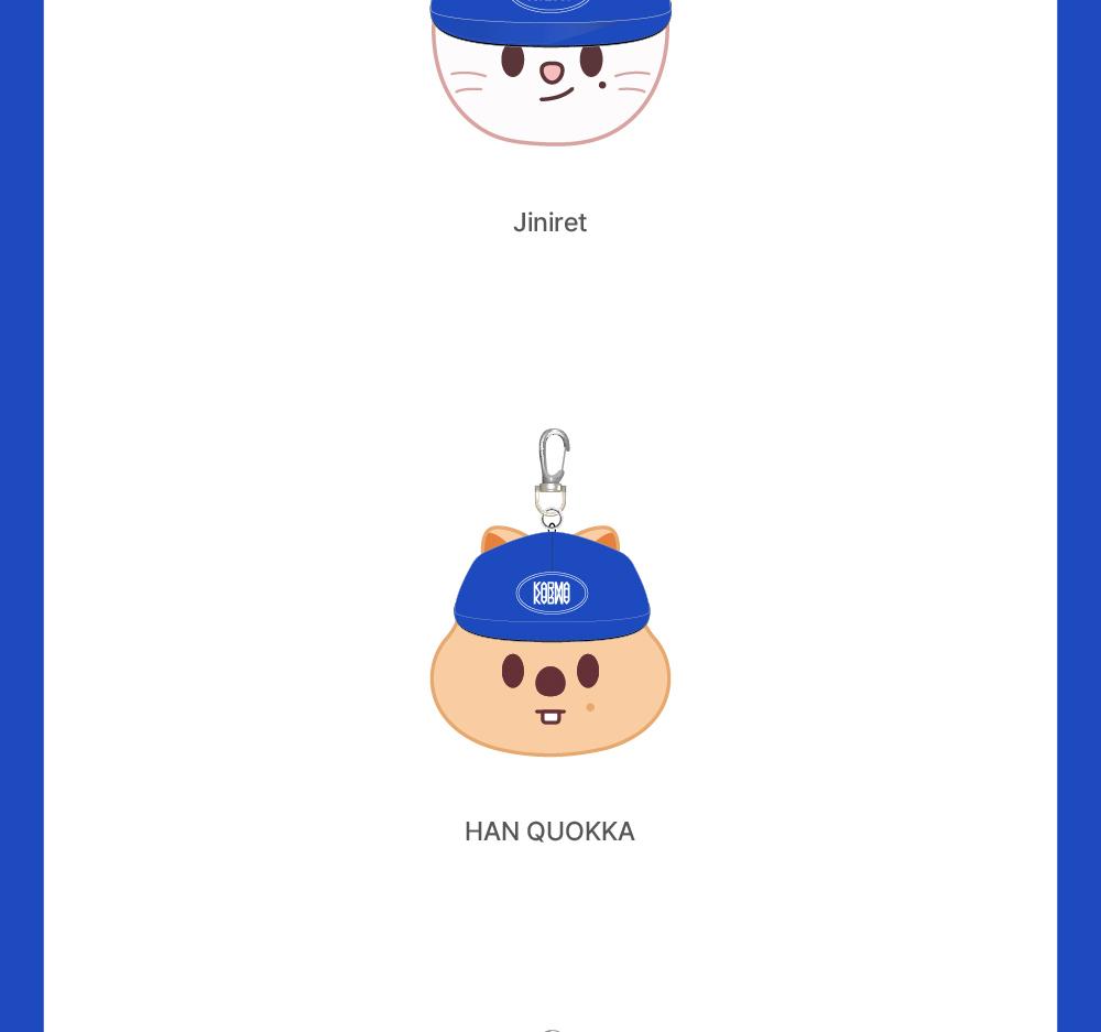 Stray Kids [KARMA] POP-UP STORE MERCH - SKZOO CEREMONY BASECAP PLÜSCH