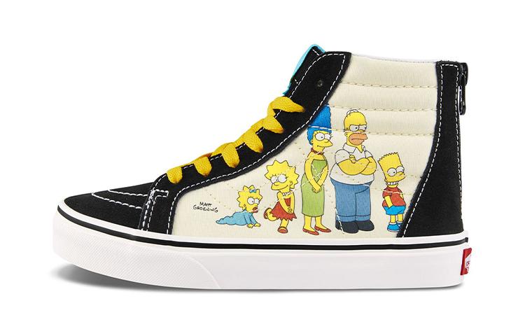 Vans Sk8-Hi Zip The Simpsons Family Portrait PS VN0A4BUX17E 32.5