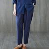 Spring Summer Zen Style Chinese Cotton Linen Frog Button Robe - Loose Fit Tai Chi Suit with Stand Collar for Men