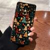 Cartoon Christmas Tree Black Soft Phone Cover Case for Xiaomi Redmi A4 10 13C A3 9 K40 K80 Pro A1 A2 Plus 12C 14C A5