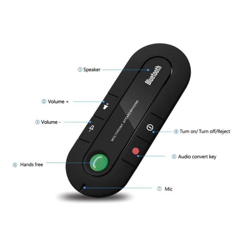 USB Handsfree Bluetooth-compatible Car kit Mp3 Player Wireless Audio Receiver