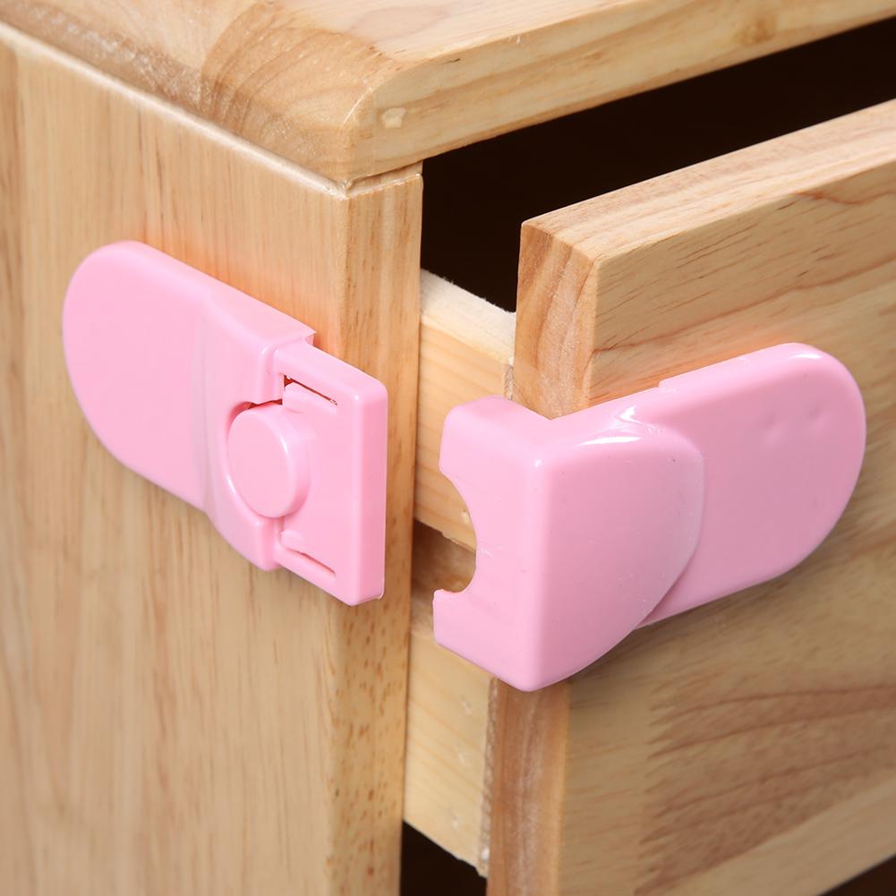 Baby Lock Kids Security Lock for Cabinet Drawer Fridge Washing Machine (Pink)