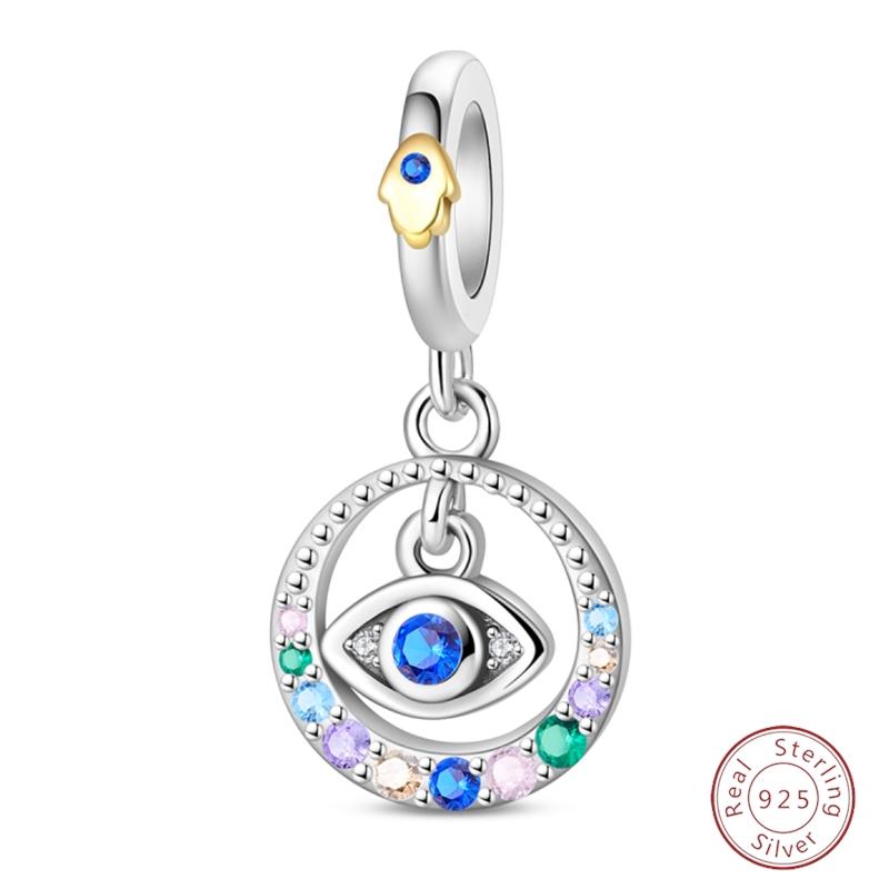 Lucky Copper Devil'S Eye Angel Cross Charms Beads Suitable For Wedding Party Diy Original Exquisite Jewelry Gifts