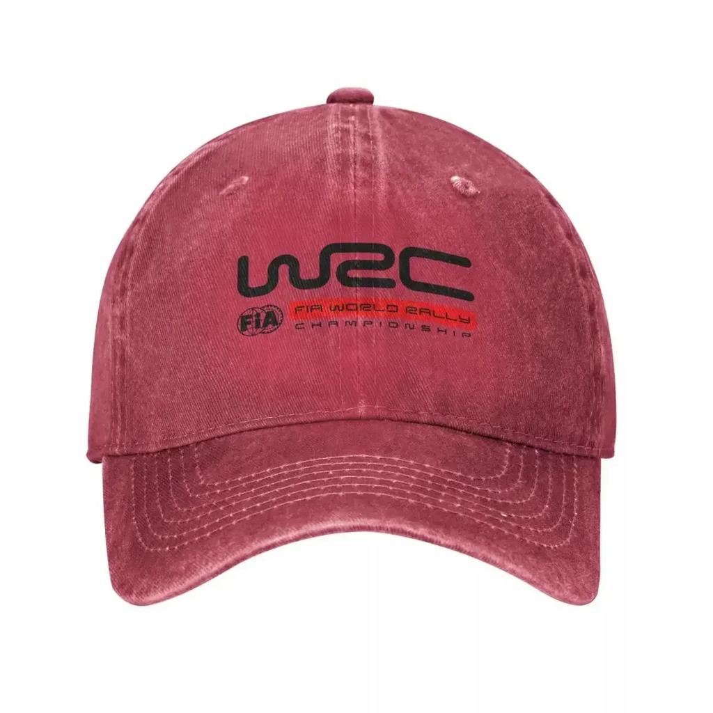WRC World Rally Championship Men Baseball Cap Auto Racing Distressed Washed Caps Hat Running Golf Unstructured Soft Snapback Cap
