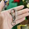 Minimalist Alloy Rotatable Car Keychain with Dog Buckle Key Hook Pendant