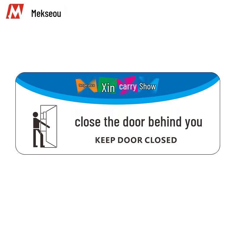 Frosted Waterproof Self-Adhesive Reminder Sign Sticker
