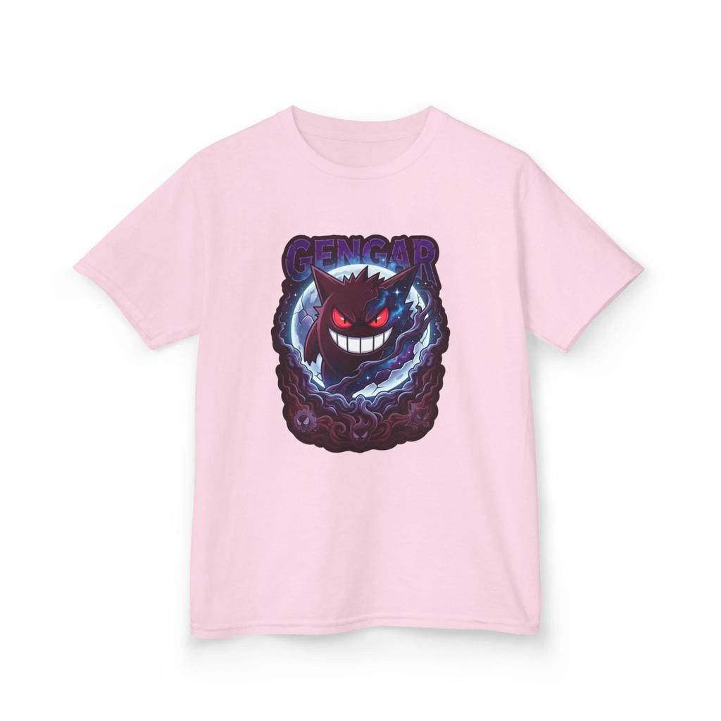 Anime Pokémon Retro Gengar T-shirt Men Women Summer Cotton Clothing Cartoon High Quality Round Neck Short Sleeved Tee Streetwear