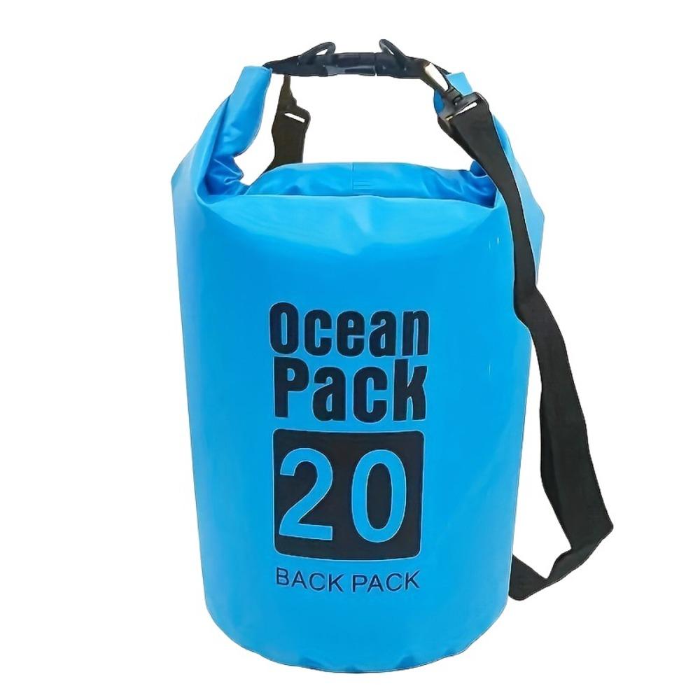

Водонепроницаемый Водонепроницаемый Сухой Мешок 20 л Пляжный Рюкзак Ведро для Плавания Пляжный Плавательный синий