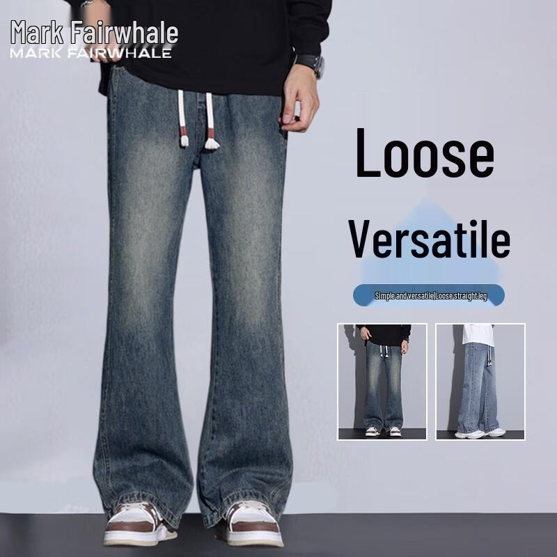 

Mark Fairwhale Men s Loose Fit Straight Leg Jeans 3XL