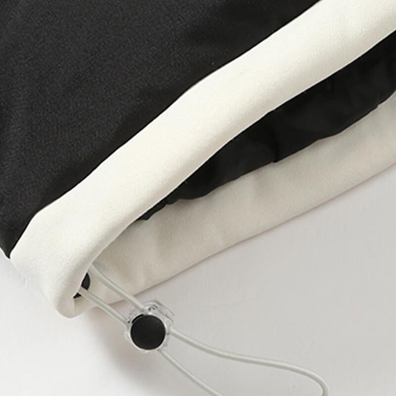 Maoren Men's Faux Two-Piece Hooded Puffer Jacket