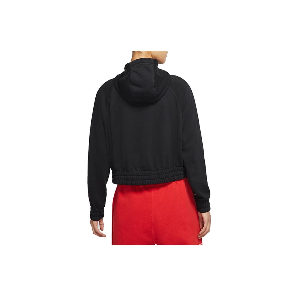 Nike Air Casual Sports Hoodie Women Outerwear Black CU5443-013