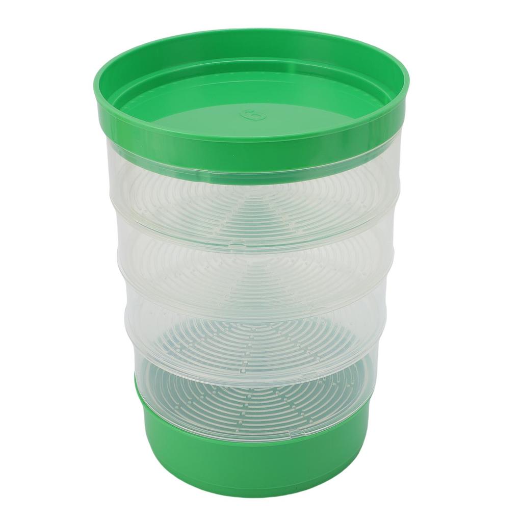 Crop Sprouter Round Shape Stackable Space Saving High Efficiency Crop Sprouting Container for