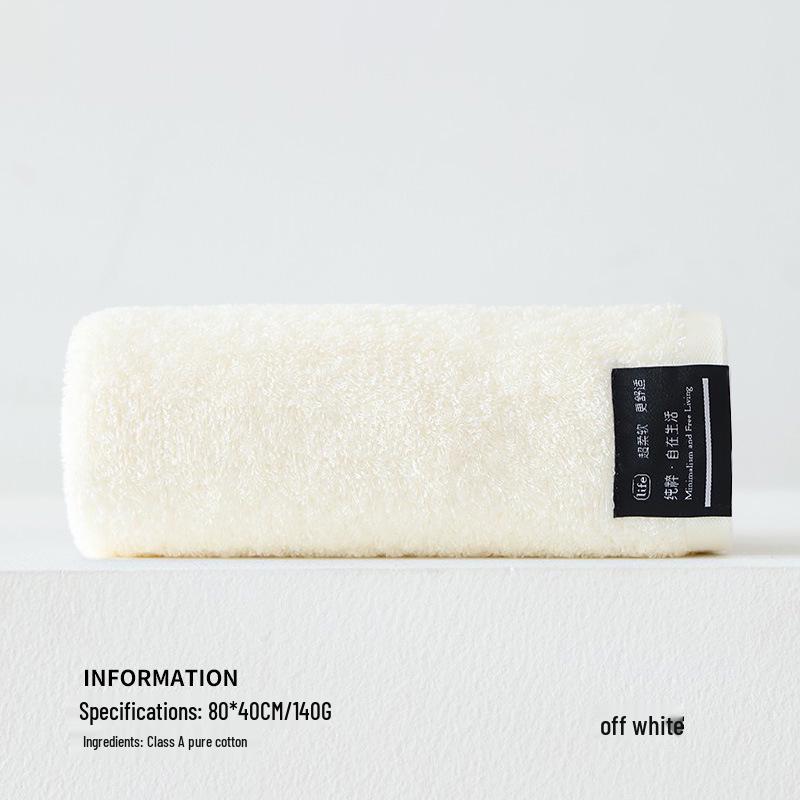 Jieliya Soft & Absorbent All-Cotton Bath & Face Towel Set