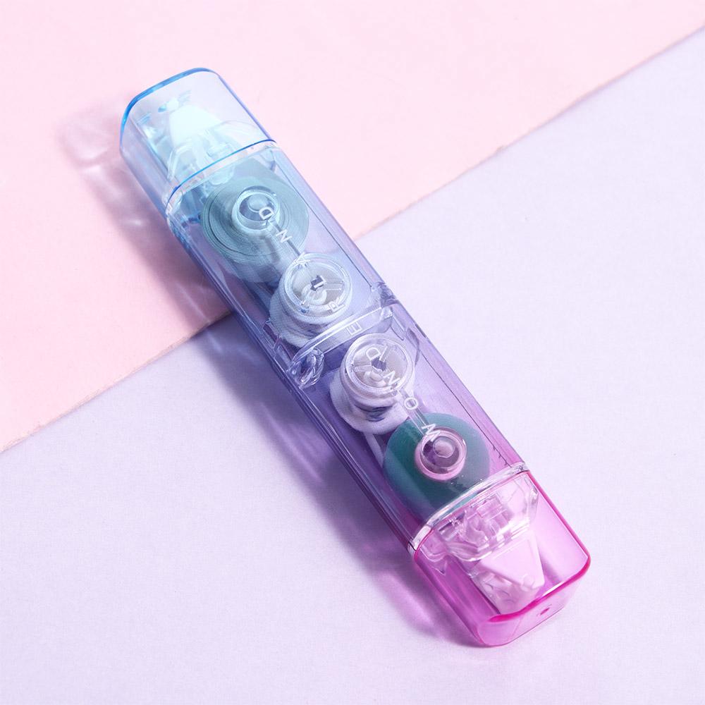 

Double Tape Gradient Color 5mm*4m/5mm*3m Dispensing Glue Tape Roller Correction Tape Dot Liner Tape 1pc Random color