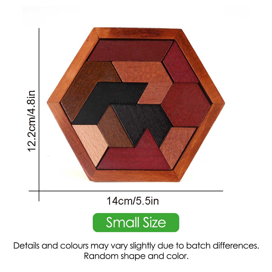 

Non-Toxic 1Pcs Wooden Puzzles Educational Toys For Children Kids Preschool Tangram Board Brain Iq Test Game Montessori Toys Gifts
