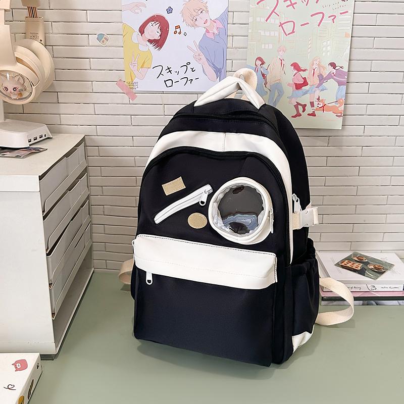 Campus Schultasche Damen Rucksack mit großer Kapazität Studentenrucksack