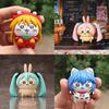 Chiikawausagi Cos Hatsune Miku Pvc Art Toy For Collectors Ussachi And Asuka Character Display