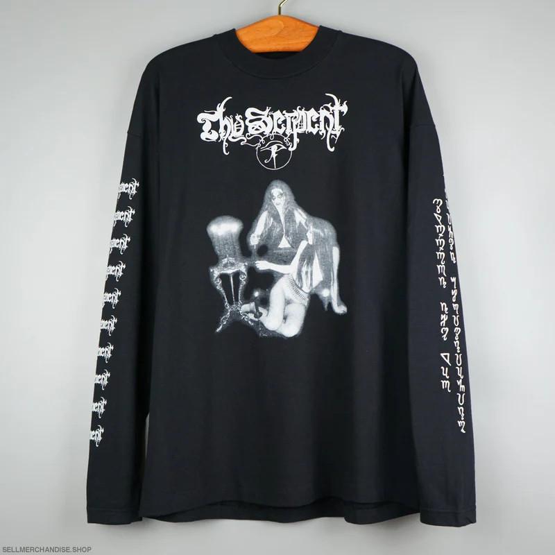Vintage 1990s Thy Serpent t-shirt Crush The Christianity Unisex T-Shirt XL