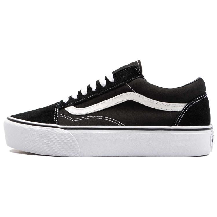 Old Skool Vans Platform Melns Balts