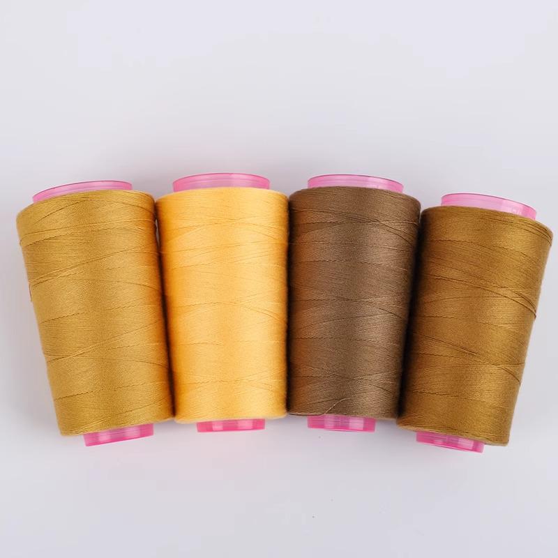 Nić poliestrowa 203-kolorowa do szycia: Dżins, Kapelusze, Wełna, Bawełna - Odpowiednie do szycia maszynowego i ręcznego