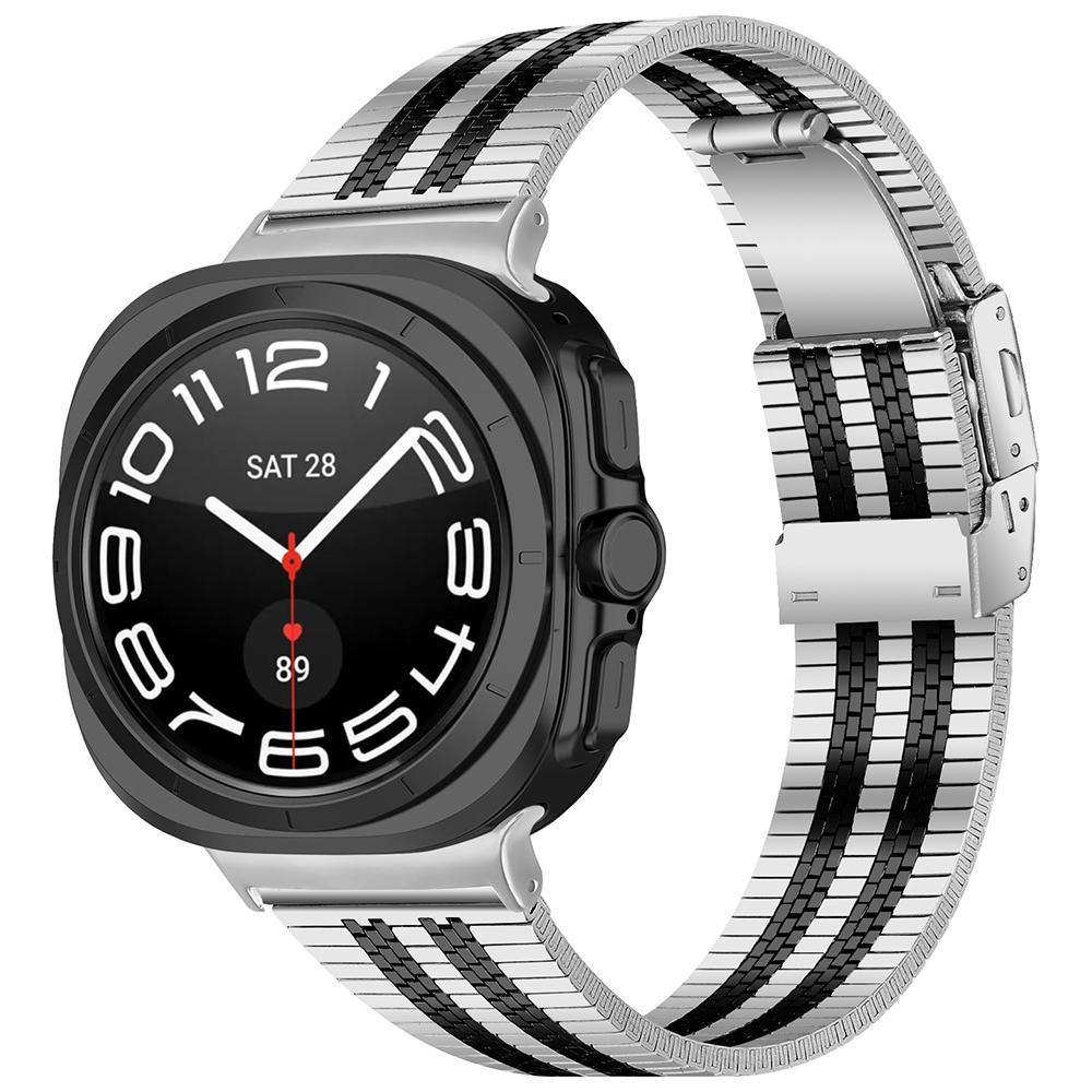 

Ремінець для годинника Samsung Galaxy Watch Ultra 47 мм із нержавіючої сталі з 5 намистинками Rose Gold