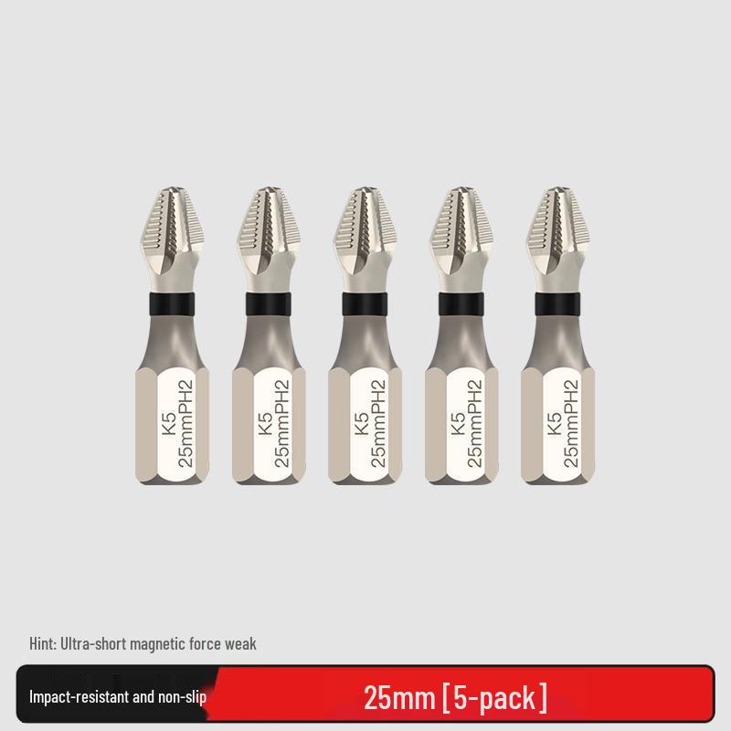 K5 High Torque Anti-Slip Magnetic Phillips Head Hand Drill Electric Screwdriver with Impact Resistance and Chrome Plated Super Hard Bit