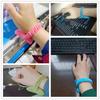 Mini Wrist Guard Support Pad Volně pohyblivý Wrist Guard Polštář Kancelář Počítačová Klávesnice Myš Laptop Počítačová hra Wrist Guard
