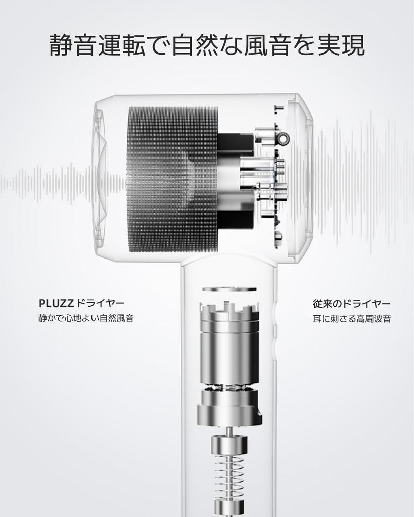 New Design with Storage Large Airflow Quick Beautiful Hair 270 Million High Concentration of Negative Ion Hair Care and Powerful Brushless Motor 12