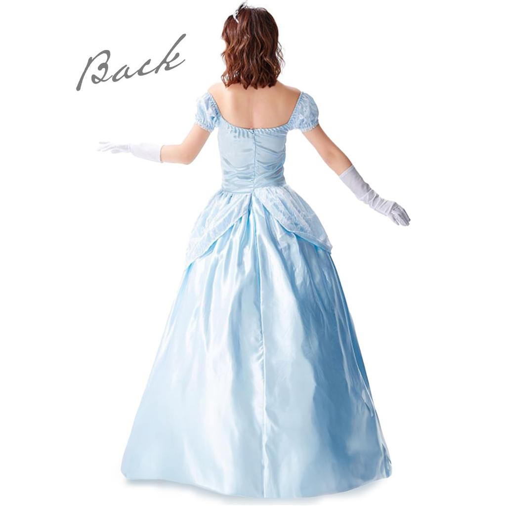 Cinderella Adult Halloween Princess Sizes 419 [monoii] Cosplay, Costume, Dress, S, M, L, XL,