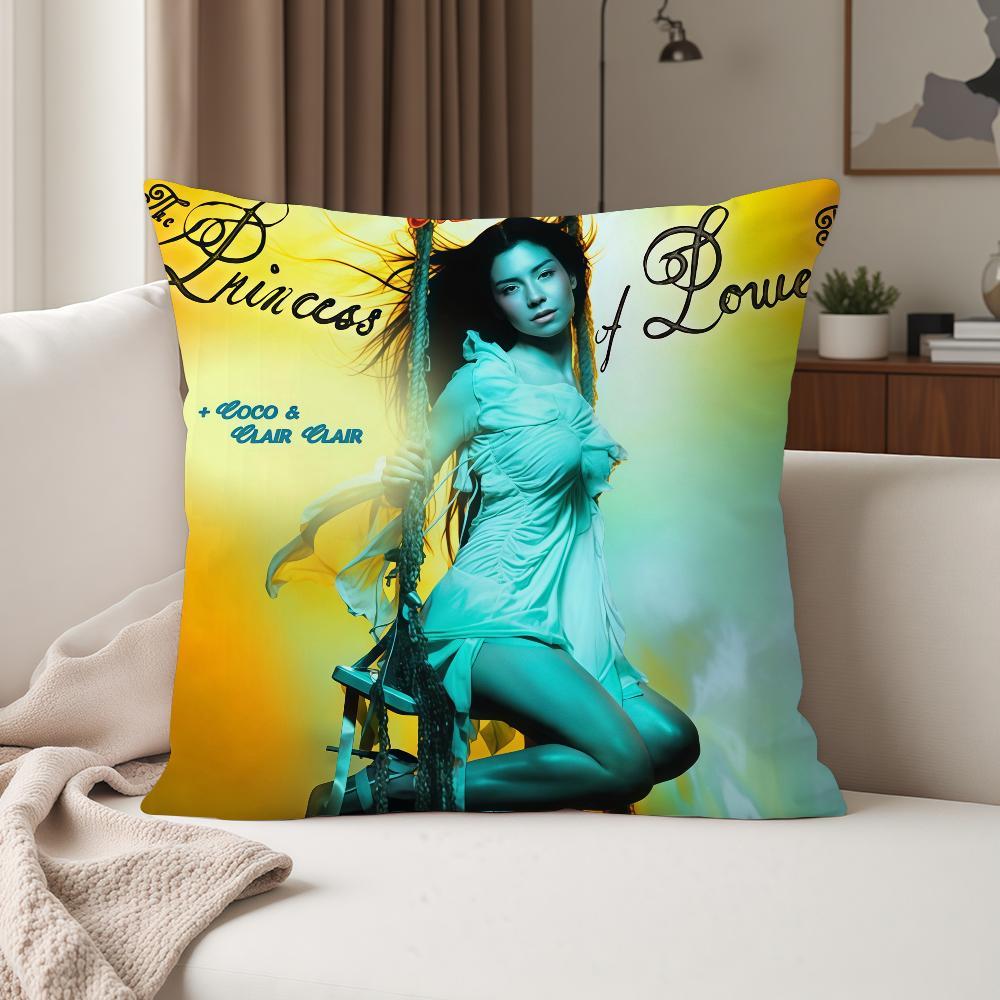 Singer MMarina Princess Of Power Pillow Case Suitable For Bedrooms Living Rooms Cars Home Decoration