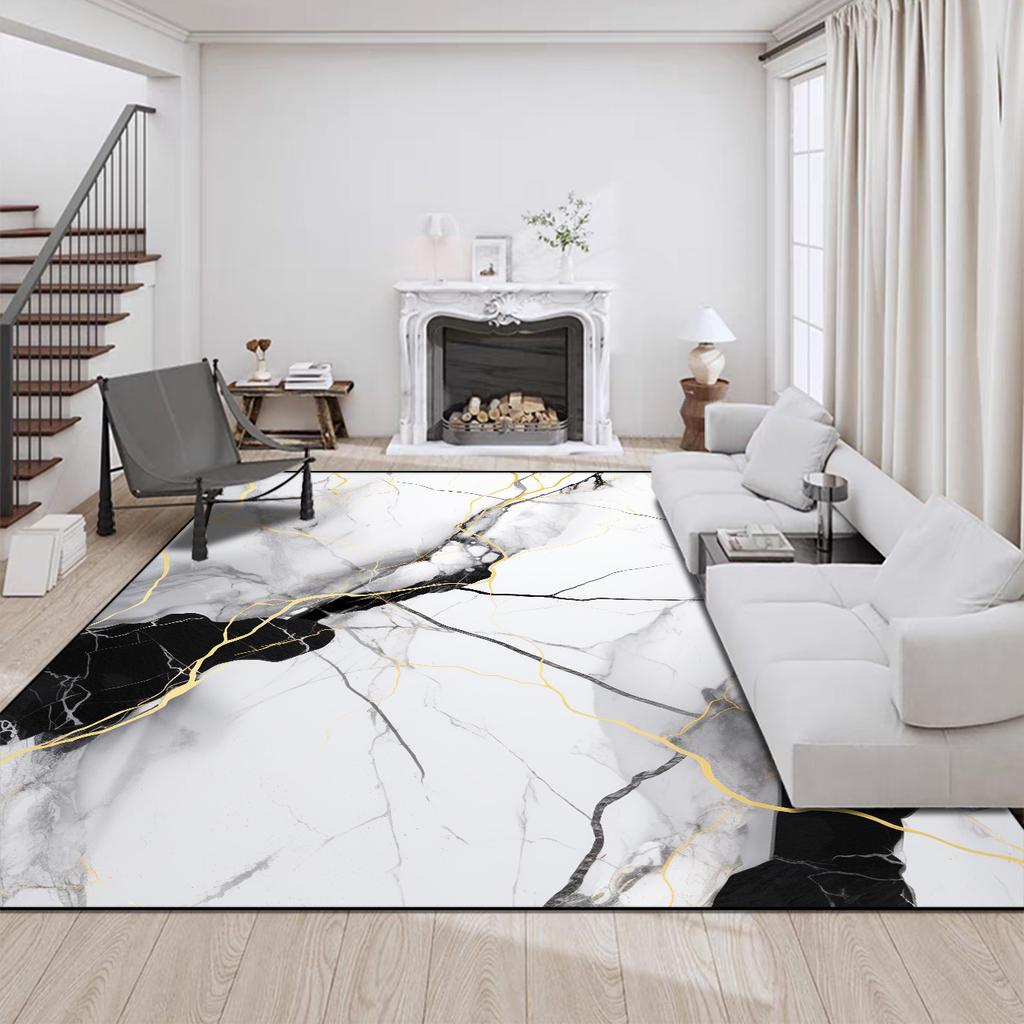 Luxury Modern Style Carpet for Living Room Big Size Coffee Tables Mat Home Decor Washable Rugs Non-slip Entrance Door Mats