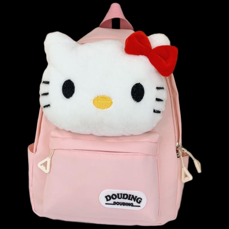 Li Shen Cartoon Cat Plush Kids Backpack