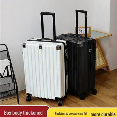 24-inch Women's Ultralight Trolley Suitcase - Large Capacity, Thickened Design with Zipper - 20-inch Cabin Option