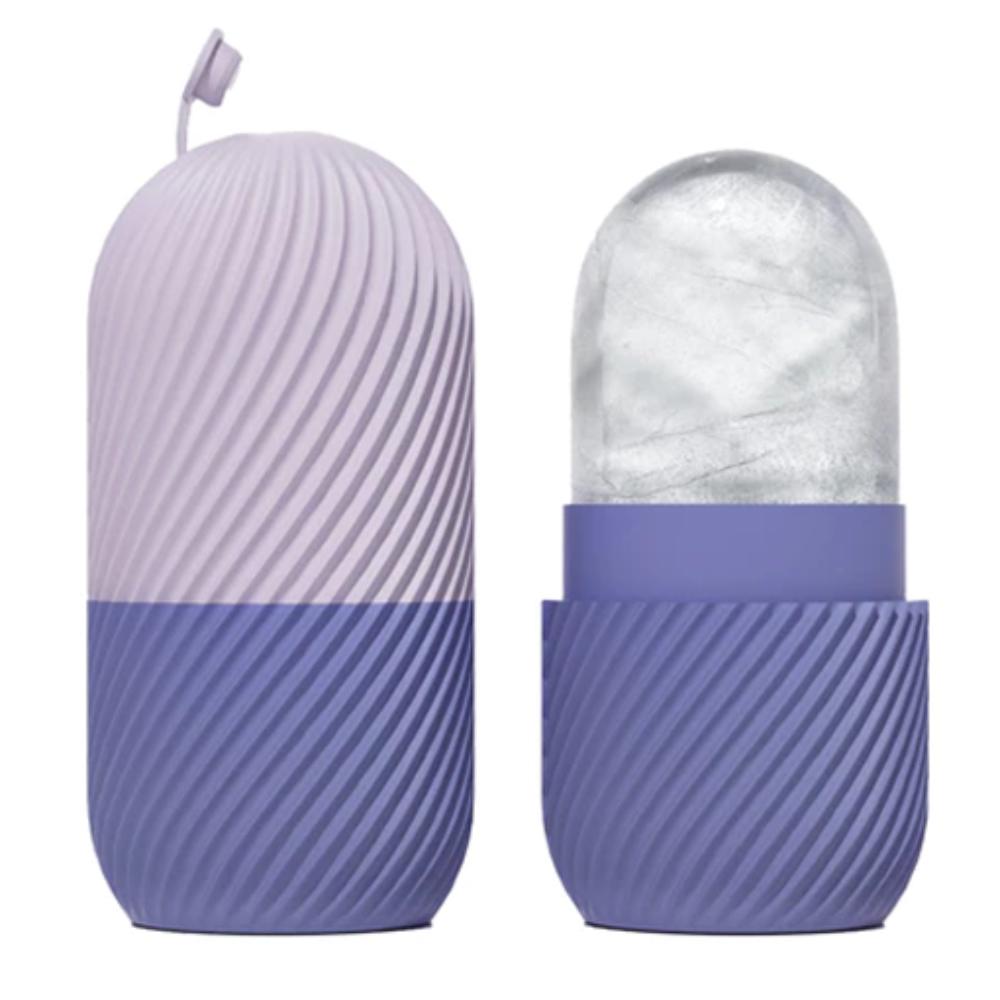 Silicone Ice Roller for Face Reusable Beauty Tool Ice Face Roller Massager Reducing Swelling Ice Cube Tray Natural Conditioning