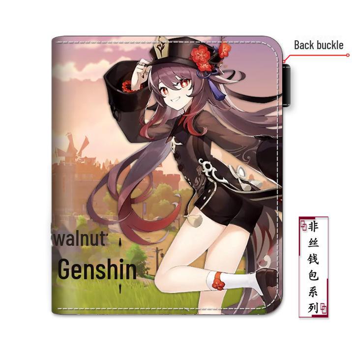 Genshin Impact Anime Game Wallet – Hochwertiges Peripherieprodukt