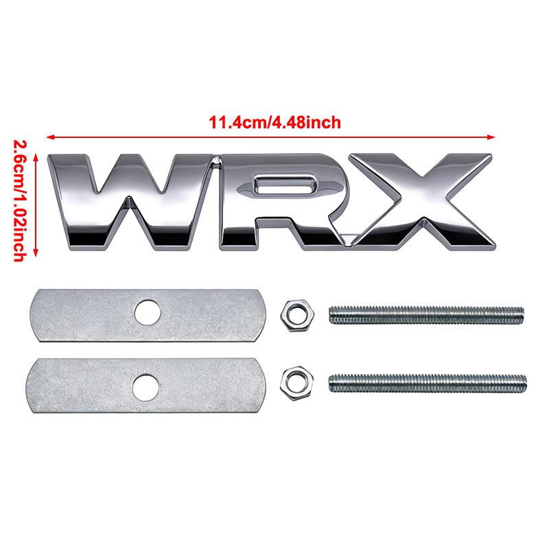 3D Car Front Grille Emblem High Quality Durable Auto Modification Sticker for WRX XV STI Outback Legacy Forester Impreza